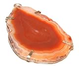 Indian Agate Slice Gemstone Pendant 4