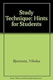 Study technique : hints for students