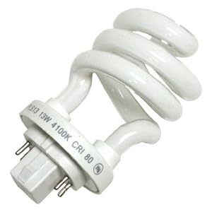 Viva 25120 - PLS 13W 41k Twist Pin Base Compact Fluorescent Light Bulb
