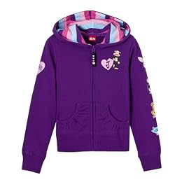 Girls' Paul Frank for Target Long-Sleeve Hoodie - Purple