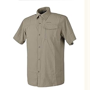 Highsound high quality dating short Sleeve pocket casual shirt