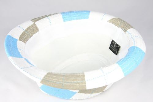 Stylish Toddler Fedora Hat (Checkered Baby Blue)