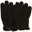 Men's Leather Light Thin Driving Biker Zipper Gloves, Medium