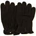 Men's Leather Light Thin Driving Biker Zipper Gloves, Medium