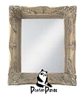 Review PosterPanda.com  / 11x14 - Antique Silver Carved FRAMED MIRROR