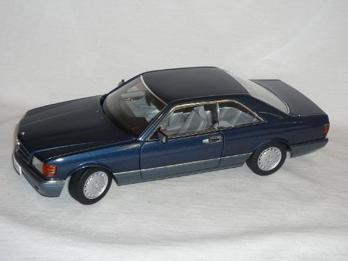 MERCEDES-BENZ S-KLASSE W126 COUPE BLUE 500 SEC 