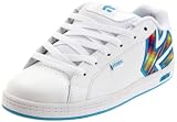 etnies Fader Skate Shoe, White/Clear Blue, 3 M US Little Kid