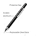 Stylus, S-3 Fine Point Universal Capacitive Screen Touch Stylus Pen for Apple Ipad Samsung Galaxy Sony LG Huawei Black