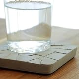 Spiral Shell Concrete Water Absorbent Coaster
