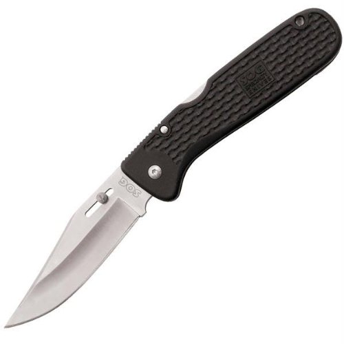 SOG Specialty Knives & Tools AC10-CP AutoClip Mini Knife with Straight Edge Folding 2.68-Inch Steel Blade and Black GRN Handle, Satin Finish SOG Specialty Knives & Tools AC10-CP AutoClip Mini Knife with Straight Edge Folding 2.68-Inch Steel Blade and Black GRN Handle, Satin Finish Hunting Knives