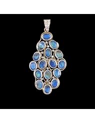 Diamond Pave Pendant 18kt Yellow Gold Wedding Jewelry