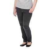 Juniors' Plus-Size Pure Energy® Charcoal Mid-Rise Skinny-Leg Denim Jeans