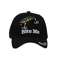 "Bite Me" Velcro Back Cap - Black from DIME Designer Beanies