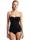 Jantzen Womens Maillot Bandeau, Black, 6