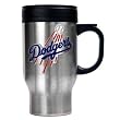 Los Angeles Dodgers Stainless Steel Travel Mug - Primary Logo MLB Baseball