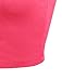 LE3NO Womens Basic Solid Fitted Cami Crop Top with Stretch