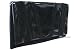 37 New Fashion Oversized Patent Leather Suede Clutch Handbag Purse Wallet (Black)