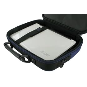 Toshiba Portégé A605-P200 12.1-InchNetbook Carrying Bag Case (Classic Series - Dark Blue... by rooCASE