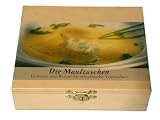 Kreativk�che - DIE MAULTASCHEN Gew�rzkasten und Rezept f�r schw�bische Teigtaschen. 8 Gew�rze befinden sich in einer dekorativen Holzkiste. -- Beinhaltet die Geschichte des Gerichtes, eine Inhaltsbeschreibung der Gew�rze, das Originalrezept und eine Einkaufliste. Ein ideales Geschenk f�r Kochk�nstler & Hobbyk�che, solche, die es werden wollen und alle, die neugierig auf fremde Welten sind. Ma�e: 11,4 x 9,5 cm, 3,4 cm hoch