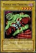 2002 Legend of Blue Eyes White Dragon Unlimited LOB-80 Terra the Terrible
