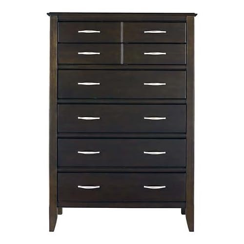 5th Avenue Java Finish 6 Drawer Chest by Bassett