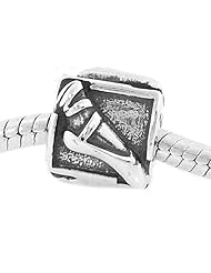 Authentic Zable Sterling Silver Ballet Slipper Bead