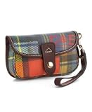 Authentic Dooney & Bourke Patched Plaid Flap Wristlet