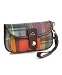 Authentic Dooney & Bourke Patched Plaid Flap Wristlet