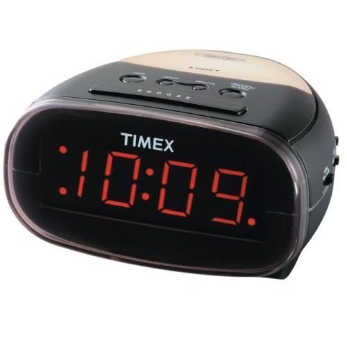 Timex Extra Loud Large LED Display Alarm Clock with Night Light
