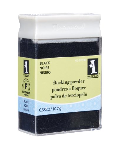 Inkadinkado Flocking Powder, Black