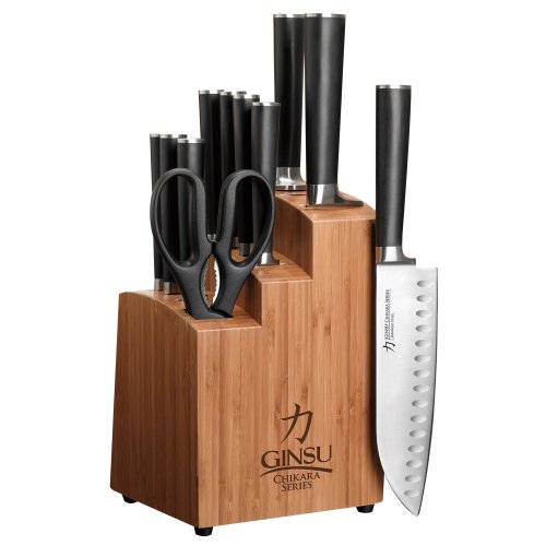 12 Pc Bamboo Block Set