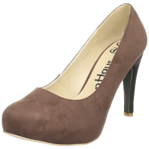 olsenHaus Women's Transcend Platform Pump,Brownstone,7.5 M US