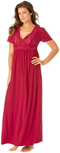 Amoureuse Women's Plus Size Long Lace Top Gown