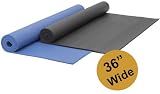 YogaAccessories (TM) Extra Wide 1/4'' Deluxe Yoga Mat