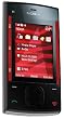 Nokia X3 Handy (Ovi, UKW Radio, 3,2 MP) red black