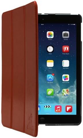 August Lion® Premium Thin PU Leather Smart Case Cover for Apple iPad Air - COFFEE