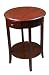 Ore International Cherry Round End Table