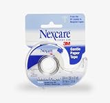 Nexcare Gentle Paper First Aid Tape With Dispenser, 3/4 in x 8 yds
