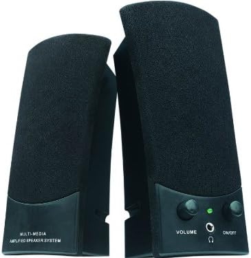 Stereo Speaker Usb Powered Black 2 Pack