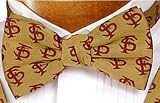 Florida State Bow Tie - Florida State University Gold Pre-Tied Bowtie with FS Logo