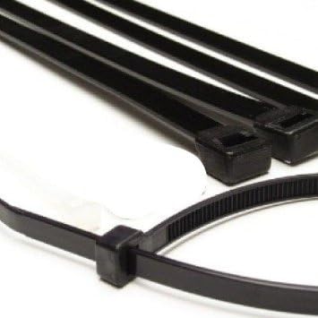 500 8" Black Cable Ties Heavy Duty 50lb Industrial Wire Zip Ties Wholesale lot