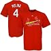 St Louis Cardinals Yadier Molina YOUTH Name and Number T-Shirt - Medium