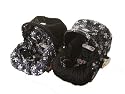 Itzy Ritzy Black Skulls & Black Minky Infant Car Seat Cover