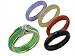 Multi-Colored Jade and Onyx Interchangeable Ring Set, 14k Gold