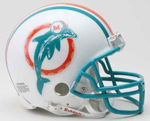 Miami Dolphins 1980-96 Riddell Mini Helmet