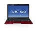 Asus 1215N 30,7 cm (12,1 Zoll) Netbook (Intel Atom D525, 1,8GHz, 2GB RAM, 320GB HDD, nVidia ION2, Win7 HP) rot