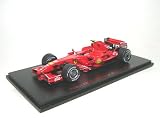 Review Redline RL148 / Ferrari F2007 (Kimi Raikkonen Winner Brazilian GP 2007) in Red (1:43 scale) Diecast Model Car