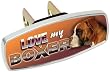Heininger Automotive 4233 HitchMate Premier Series Hitch Cap Love My Boxer