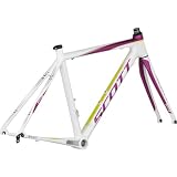 Scott Contessa CR1 Pro Carbon Damen Rennrad Rahmen weiss/lila/grün 2012