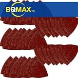 Buy BQMAX - 50 PCS Sandpaper 40 Grit for Fein MultiMaster, Rockwell Sonicrafter, Worx,... by BQMAX
